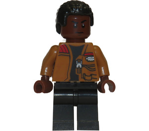 LEGO Finn med Svart Ben og Skjorte Minifigur