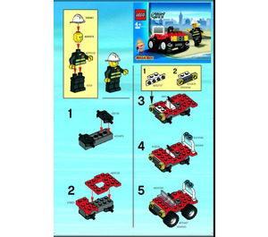 LEGO Fire 4x4 Set 4938 Instructions