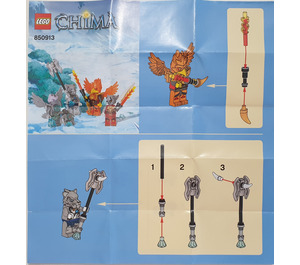LEGO Feuer und Ice Minifigure Zubehörteil Set (850913) Instructions