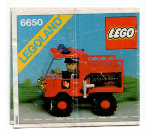 LEGO Feuer und Rescue Van 6650 Instructions