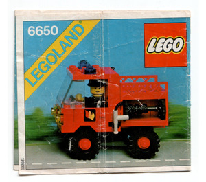 LEGO Fire and Rescue Van 6650 Byggeinstruksjoner