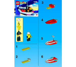 LEGO Feu Boat 1248-1 Instructions