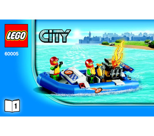LEGO Feuer Boat 60005 Instructions