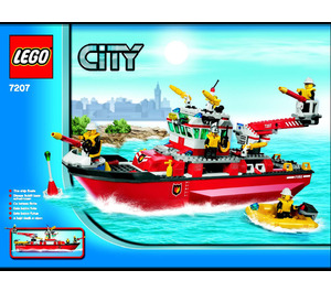LEGO Feuer Boat 7207 Instructions