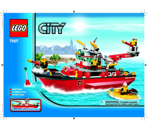 LEGO Fire Boat 7207 Ohjeet