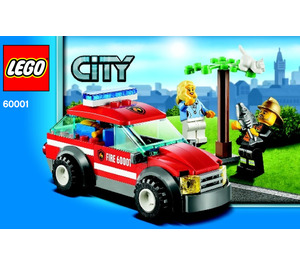 LEGO Feuer Chief Auto 60001 Instructions