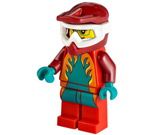 LEGO Feuer Chief Freya McCloud mit Dunkelrot Helm Minifigur