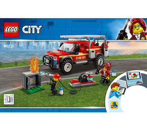 LEGO Fire Chief Response Truck Set 60231 Instructions