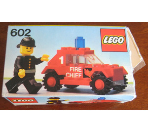 LEGO Feuer Chief's Auto 602-1 Packaging
