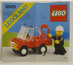 LEGO Fire Chief's Car Set 6505 Instructions