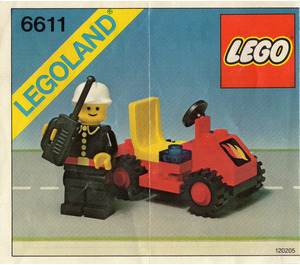 LEGO Feu Chief's Auto 6611 Instructions