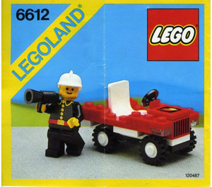 LEGO Fire Chief's Car Set 6612