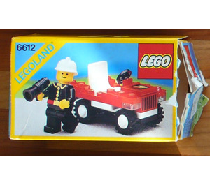 LEGO Fire Chief's Car Set 6612 Packaging