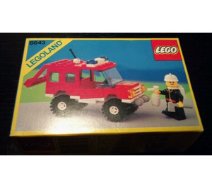 LEGO Feu Chief's Truck 6643 Packaging