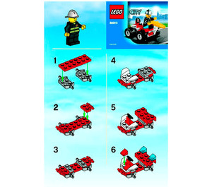 LEGO Fire Chief Set 30010 Instructions