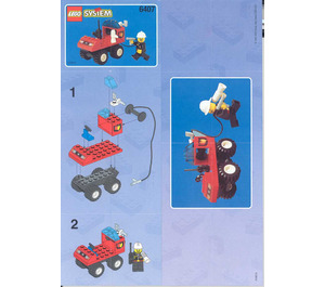 LEGO Fire Chief Set 6407 Instructions
