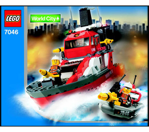 LEGO Fire Command Craft Set 7046 Instructions