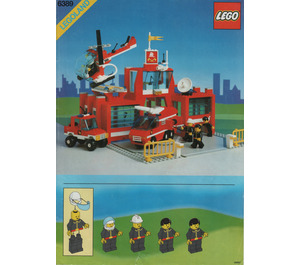 LEGO Fire Control Centre Set 6389 Instructions