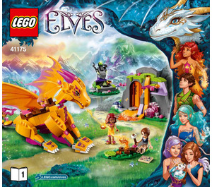 LEGO Fire Dragon's Lava Cave Set 41175 Instructions