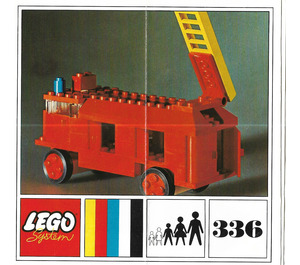 LEGO Fire engine Set 336 Instructions