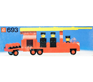 LEGO Feu Moteur avec firemen 693