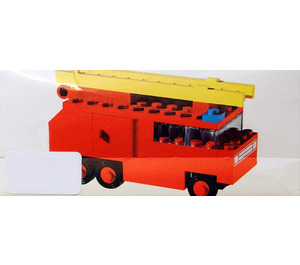 LEGO Fire engine with opening doors and ladder Set 620-2