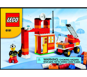 LEGO Feu Fighter Building Set 6191 Instructions