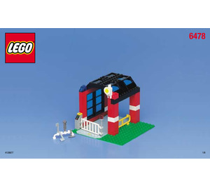 LEGO Fire Fighters' HQ Set 6478 Instructions