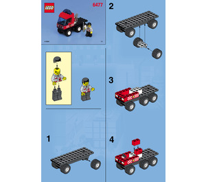 LEGO Fire Fighters' Lift Truck Set 6477 Instructions