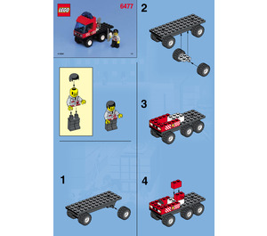 LEGO Fire Fighters' Lift Truck 6477 Instruktioner