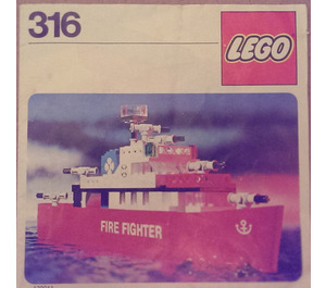 LEGO Fire Fighting Launch 316-1 Istruzioni