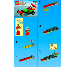 LEGO Fire Formula Set 1188 Instructions