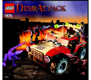 LEGO Fire Hammer vs. Mutant Lizards 7475 Anweisungen