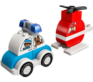 LEGO Feu Helicopter & Police Auto 10957
