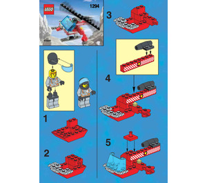 LEGO Fire Helicopter 1294 Instructies