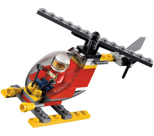 LEGO Feu Helicopter 30019