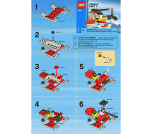 LEGO Feuer Helicopter 4900 Instructions
