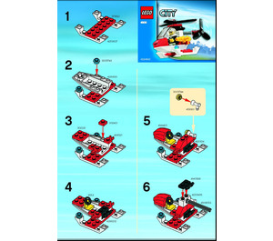 LEGO Fire Helicopter 4900 Instructions