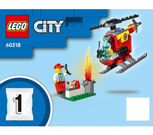 LEGO Fire Helicopter Set 60318 Instructions