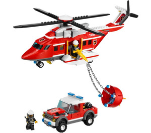 LEGO Feu Helicopter 7206