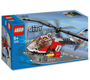 LEGO Feu Helicopter 7238 Packaging