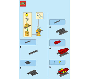 LEGO Fire Helicopter Set 952301 Instructions