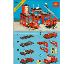 LEGO Fire House-I 6385 Instrukce