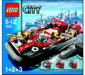 LEGO Fire Hovercraft 7944 Instructies