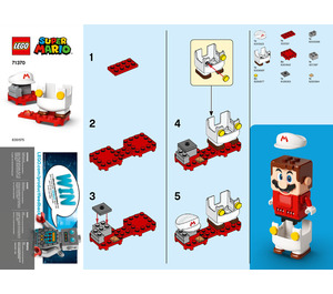 LEGO Feu Mario Power-En haut Pack  71370 Instructions