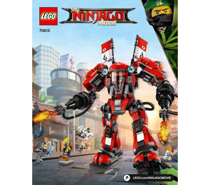 LEGO Fire Mech 70615 Istruzioni