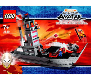 LEGO Fire Nation Ship 3829 Instrukcje