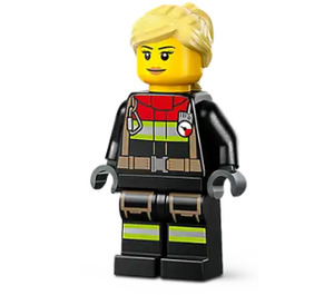 LEGO Oheň Officer - ženský Minifigurka