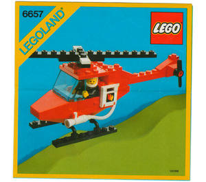 LEGO Fire Patrol Copter 6657 Instrukce