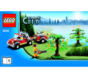 LEGO Feu Avion 4209 Instructions